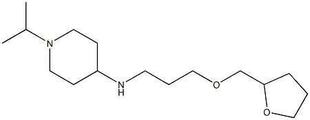 N-[3-(oxolan-2-ylmethoxy)propyl]-1-(propan-2-yl)piperidin-4-amine Structure