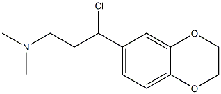 N-[3-chloro-3-(2,3-dihydro-1,4-benzodioxin-6-yl)propyl]-N,N-dimethylamine Structure