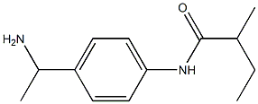 N-[4-(1-aminoethyl)phenyl]-2-methylbutanamide