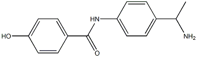 N-[4-(1-aminoethyl)phenyl]-4-hydroxybenzamide Structure