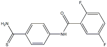 N-[4-(aminocarbonothioyl)phenyl]-2,5-difluorobenzamide