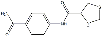  N-[4-(aminocarbonyl)phenyl]-1,3-thiazolidine-4-carboxamide