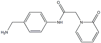 N-[4-(aminomethyl)phenyl]-2-(2-oxopyridin-1(2H)-yl)acetamide Structure