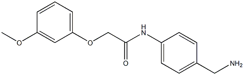 N-[4-(aminomethyl)phenyl]-2-(3-methoxyphenoxy)acetamide