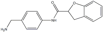 N-[4-(aminomethyl)phenyl]-2,3-dihydro-1-benzofuran-2-carboxamide Structure