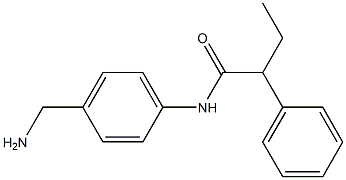 N-[4-(aminomethyl)phenyl]-2-phenylbutanamide Struktur