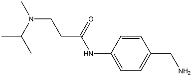 N-[4-(aminomethyl)phenyl]-3-[isopropyl(methyl)amino]propanamide