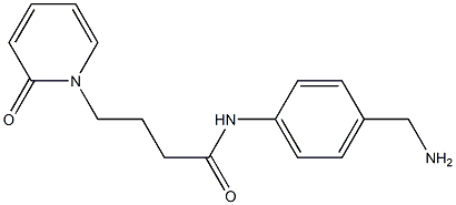 N-[4-(aminomethyl)phenyl]-4-(2-oxopyridin-1(2H)-yl)butanamide