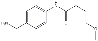 N-[4-(aminomethyl)phenyl]-4-methoxybutanamide Struktur