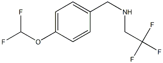 N-[4-(difluoromethoxy)benzyl]-N-(2,2,2-trifluoroethyl)amine Structure