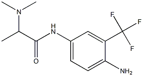 N-[4-amino-3-(trifluoromethyl)phenyl]-2-(dimethylamino)propanamide Structure