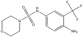 N-[4-amino-3-(trifluoromethyl)phenyl]morpholine-4-sulfonamide