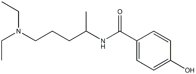 N-[5-(diethylamino)pentan-2-yl]-4-hydroxybenzamide Structure