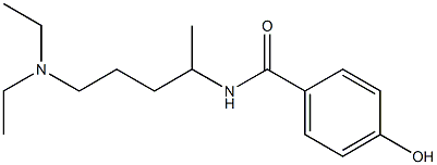 N-[5-(diethylamino)pentan-2-yl]-4-hydroxybenzamide