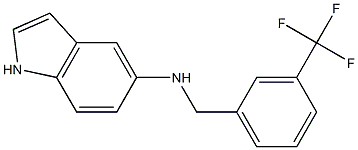 N-{[3-(trifluoromethyl)phenyl]methyl}-1H-indol-5-amine