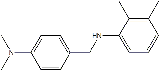 N-{[4-(dimethylamino)phenyl]methyl}-2,3-dimethylaniline 化学構造式