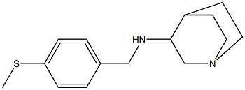 N-{[4-(methylsulfanyl)phenyl]methyl}-1-azabicyclo[2.2.2]octan-3-amine