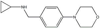  N-{[4-(morpholin-4-yl)phenyl]methyl}cyclopropanamine