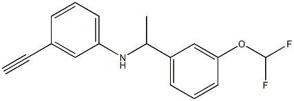 N-{1-[3-(difluoromethoxy)phenyl]ethyl}-3-ethynylaniline