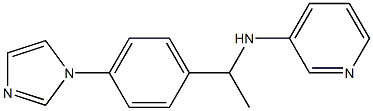 N-{1-[4-(1H-imidazol-1-yl)phenyl]ethyl}pyridin-3-amine Structure