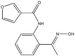  N-{2-[(1E)-N-hydroxyethanimidoyl]phenyl}-3-furamide