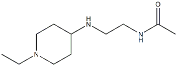N-{2-[(1-ethylpiperidin-4-yl)amino]ethyl}acetamide Struktur