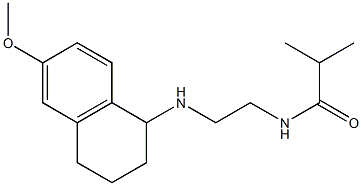 N-{2-[(6-methoxy-1,2,3,4-tetrahydronaphthalen-1-yl)amino]ethyl}-2-methylpropanamide