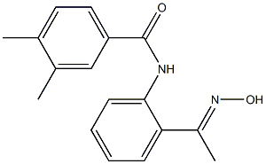 N-{2-[1-(hydroxyimino)ethyl]phenyl}-3,4-dimethylbenzamide