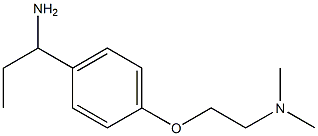 N-{2-[4-(1-aminopropyl)phenoxy]ethyl}-N,N-dimethylamine|