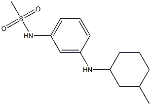 N-{3-[(3-methylcyclohexyl)amino]phenyl}methanesulfonamide