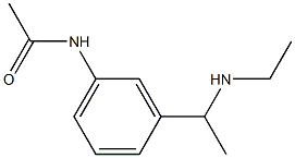 N-{3-[1-(ethylamino)ethyl]phenyl}acetamide|