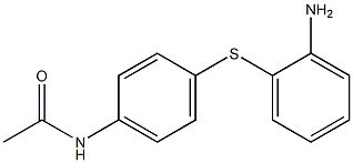 N-{4-[(2-aminophenyl)sulfanyl]phenyl}acetamide Struktur