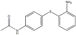 N-{4-[(2-aminophenyl)sulfanyl]phenyl}acetamide Structure