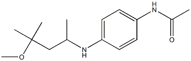 N-{4-[(4-methoxy-4-methylpentan-2-yl)amino]phenyl}acetamide