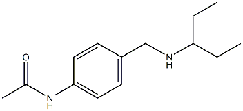 N-{4-[(pentan-3-ylamino)methyl]phenyl}acetamide