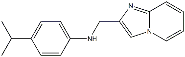 N-{imidazo[1,2-a]pyridin-2-ylmethyl}-4-(propan-2-yl)aniline 结构式