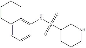 N-5,6,7,8-tetrahydronaphthalen-1-ylpiperidine-3-sulfonamide,,结构式