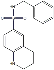 N-benzyl-1,2,3,4-tetrahydroquinoline-6-sulfonamide Structure