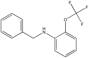 N-benzyl-2-(trifluoromethoxy)aniline Struktur