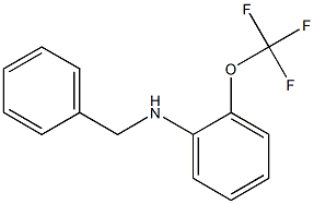 N-benzyl-2-(trifluoromethoxy)aniline 结构式