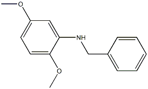 N-benzyl-2,5-dimethoxyaniline 化学構造式