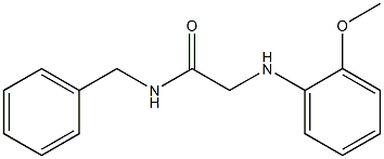 N-benzyl-2-[(2-methoxyphenyl)amino]acetamide Structure