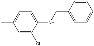 N-benzyl-2-chloro-4-methylaniline 化学構造式
