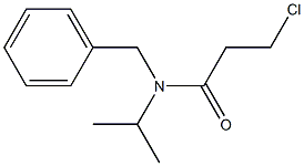 N-benzyl-3-chloro-N-(propan-2-yl)propanamide,,结构式