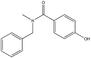 N-benzyl-4-hydroxy-N-methylbenzamide Structure