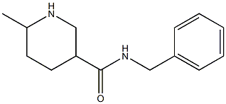 N-benzyl-6-methylpiperidine-3-carboxamide Structure