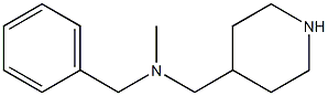 N-benzyl-N-methyl-N-(piperidin-4-ylmethyl)amine Structure