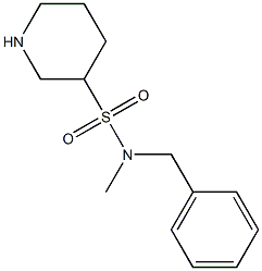 N-benzyl-N-methylpiperidine-3-sulfonamide Structure