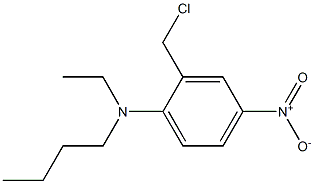 N-butyl-2-(chloromethyl)-N-ethyl-4-nitroaniline Struktur