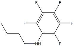 N-butyl-2,3,4,5,6-pentafluoroaniline 结构式